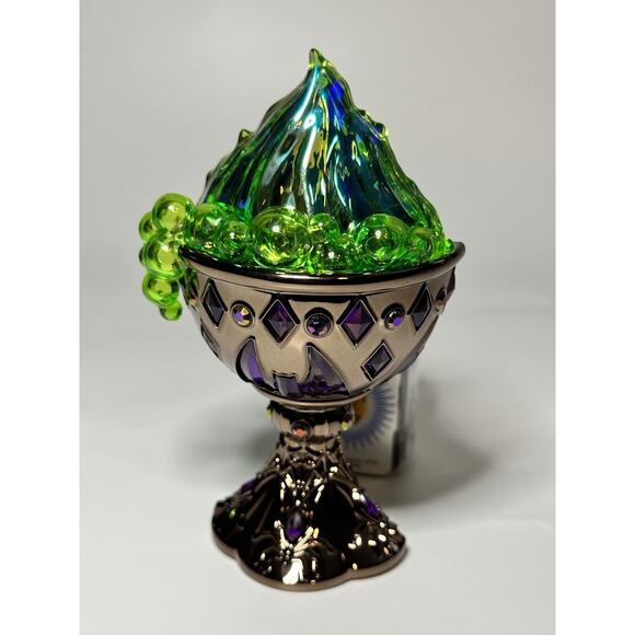 Bath & Body Works Wallflower Plug Light Up Ghost Ghostly Goblet Projector Green - Picture 1 of 4